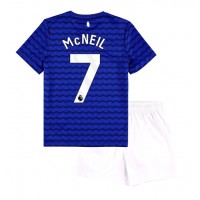 Stroje piłkarskie Everton Dwight McNeil #7 Koszulka Podstawowej dla dzieci 2025-26 Krótki Rękaw (+ szorty)